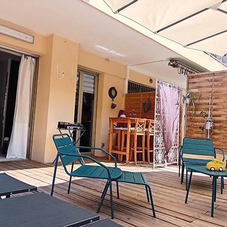 Nice- Gairaut - Jardin Prive- Grand F1 Lumineux-Piscine Collective ภายนอก รูปภาพ